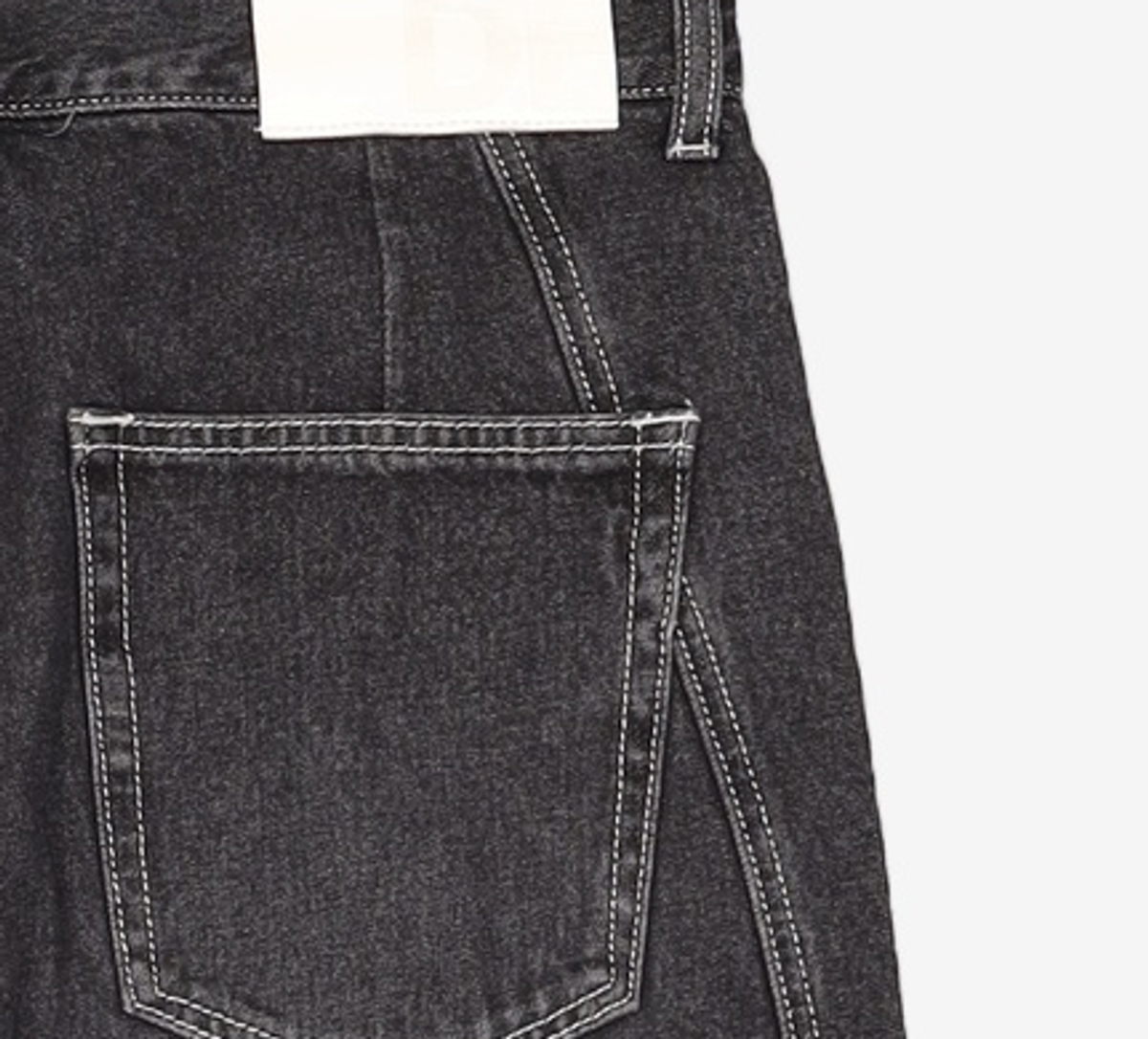 데케트(DECET) Curved Wide Jeans DCPT033Black 30