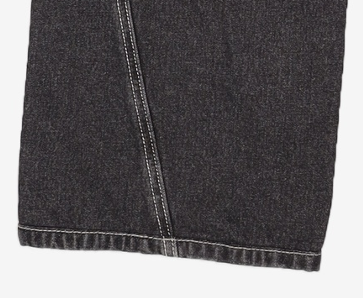 데케트(DECET) Curved Wide Jeans DCPT033Black 30