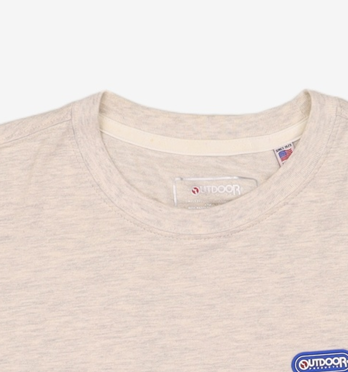아웃도어 프로덕츠(OUTDOOR PRODUCTS) 백로고 크롭 티셔츠 BACK LOGO CROPPEDT-SHIRT 0MM