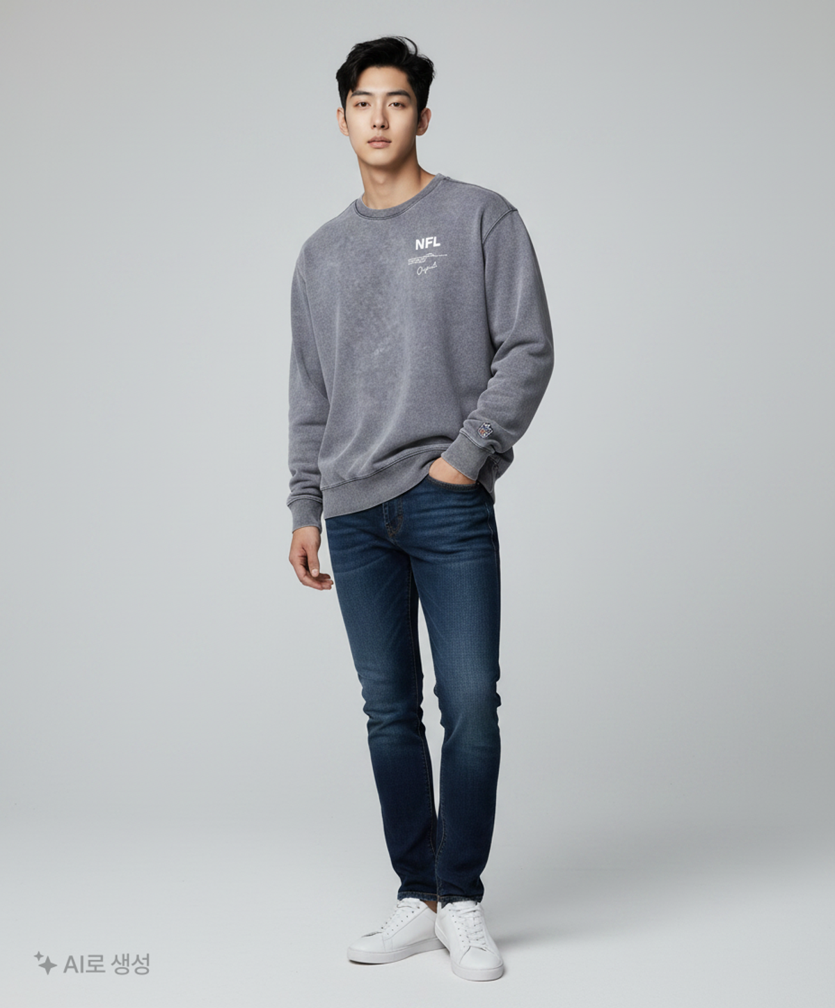 엔에프엘(NFL) 엔에프엘 F213USW854 웨이브 피그먼트 크루 DRPINK 110
