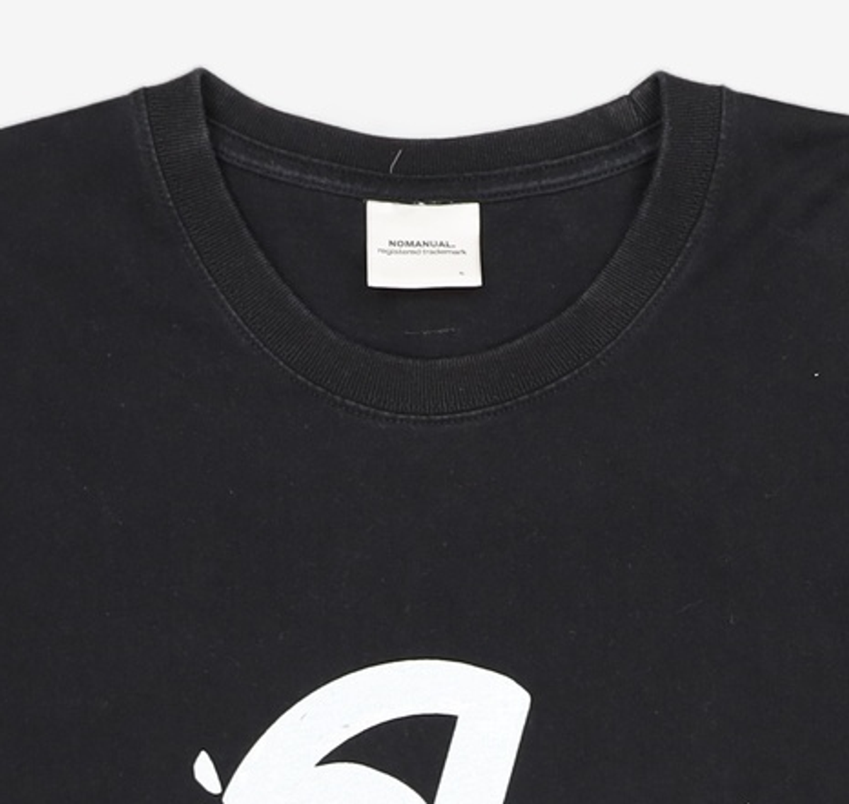 노매뉴얼(NOMANUAL) ICE SYMBOL T-SHIRT - BLACK XL