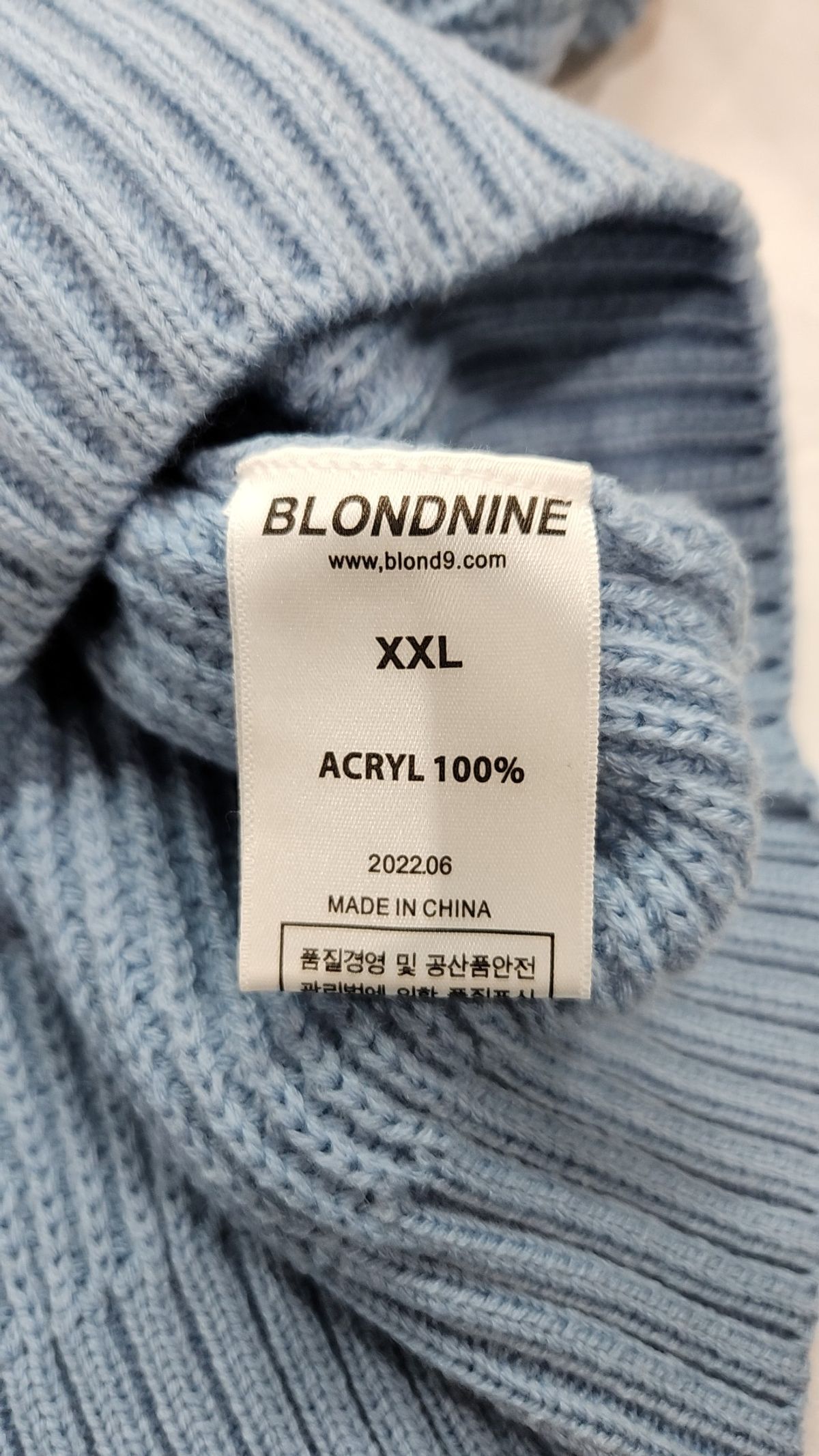 블론드나인(BLOND9) 니트/스웨터 XXL