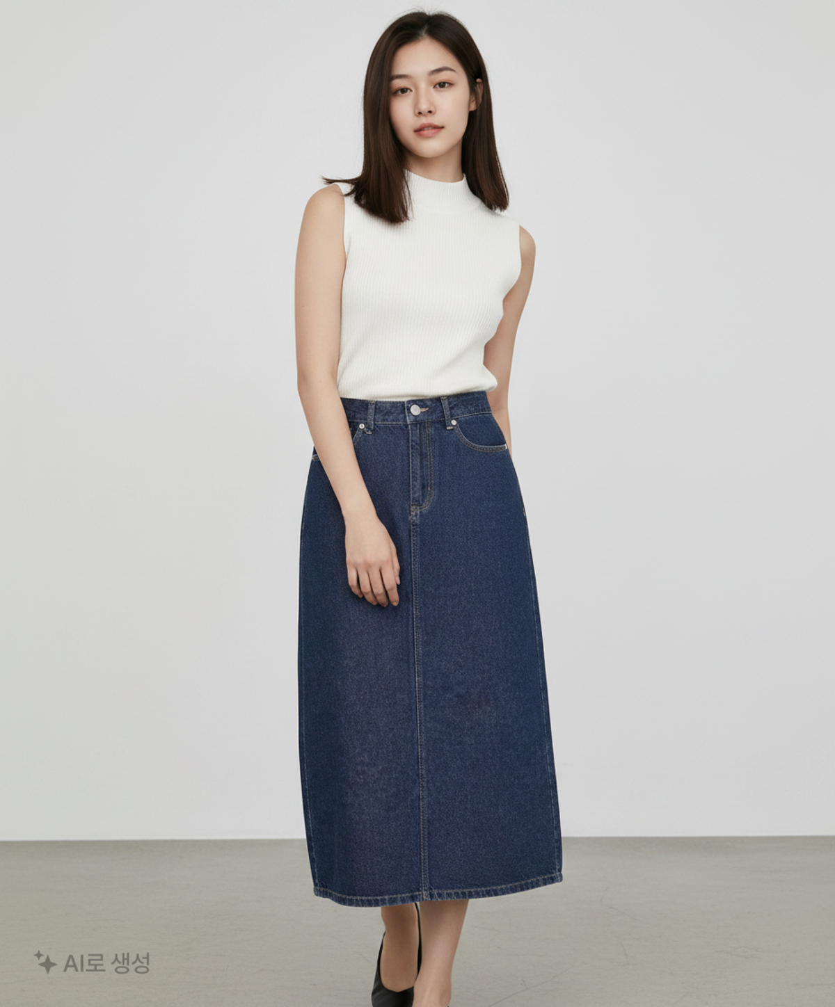 스파오(SPAO) 롱스커트 S