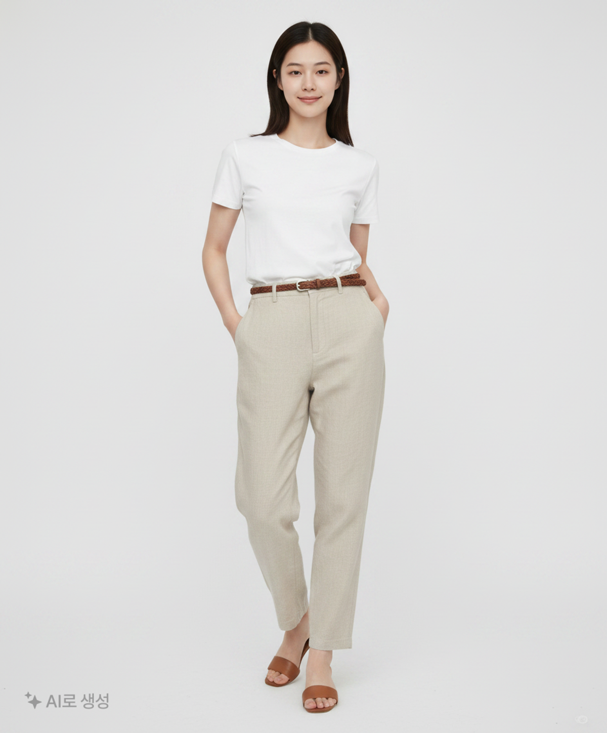 유니클로(UNIQLO) 코튼 팬츠 M