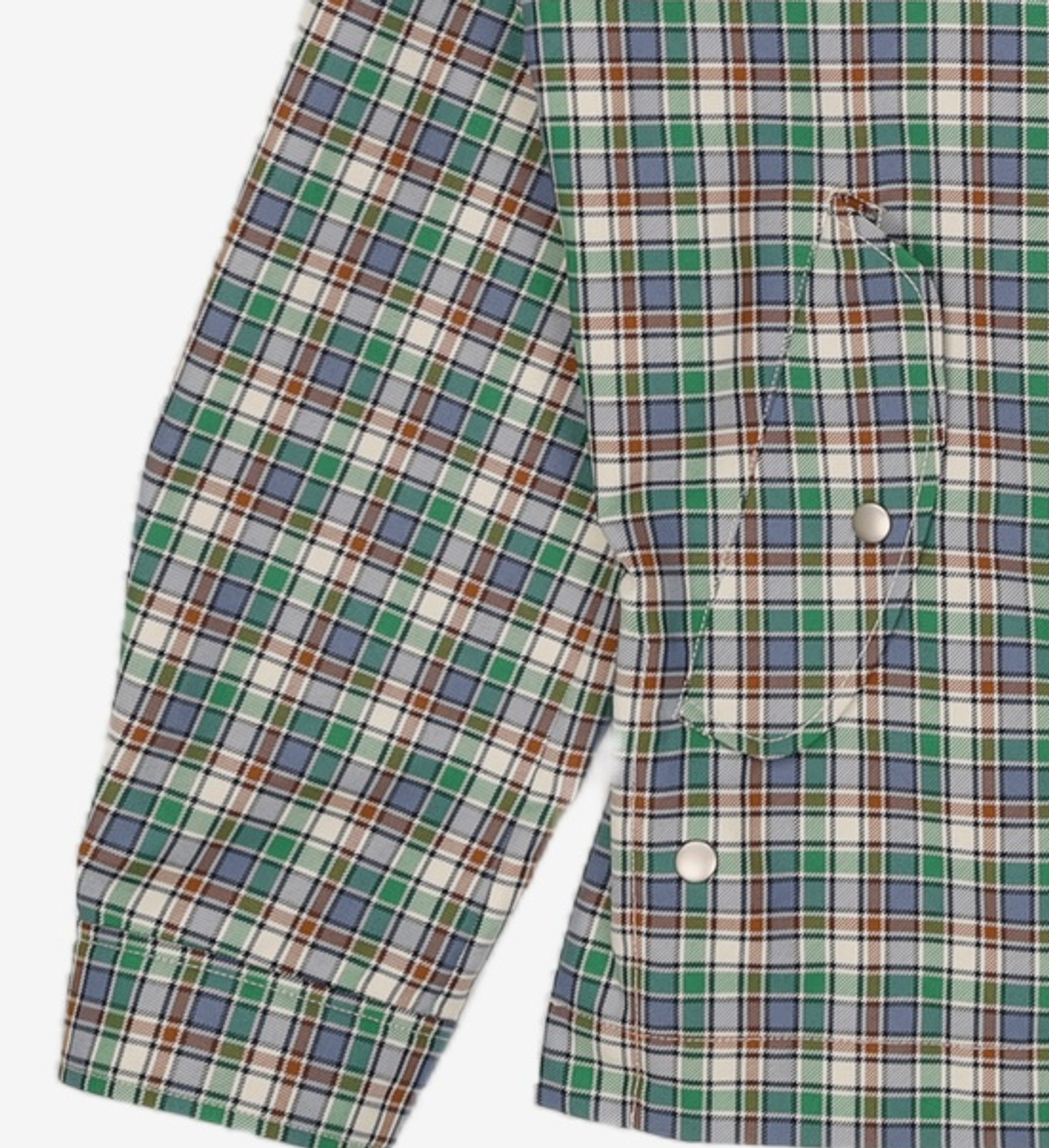 커스텀멜로우(CUSTOMELLOW) check coach jacket _CLUAM21111GRX 105