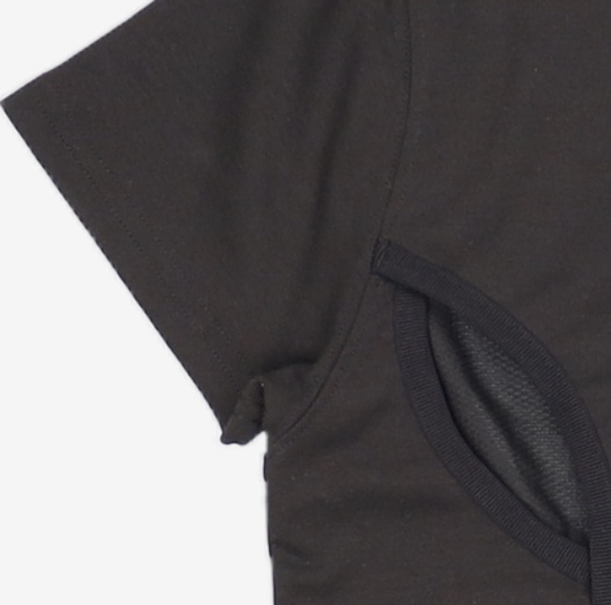 아트 오브 필드(ART OF FIELD) FLATLOCK STITCH T-SHIRT - BLACK 2