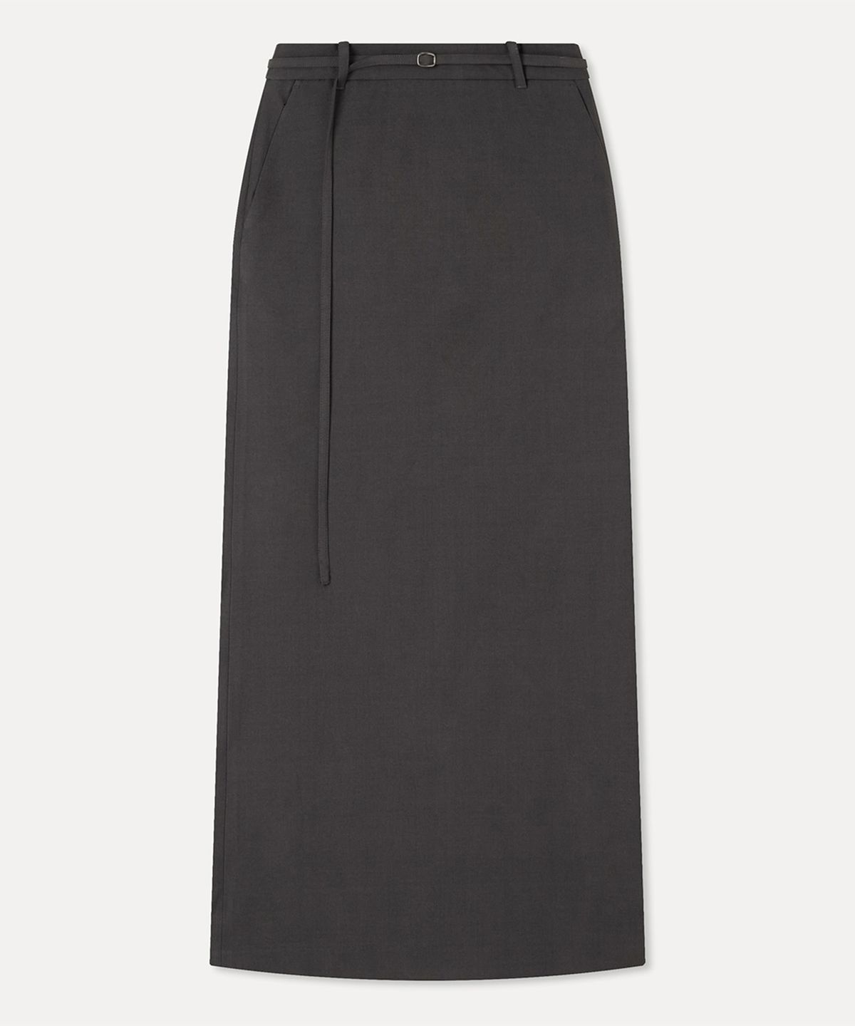 미쏘(MIXXO) 벨티드 H라인 맥시 스커트_MIWWHGT14B