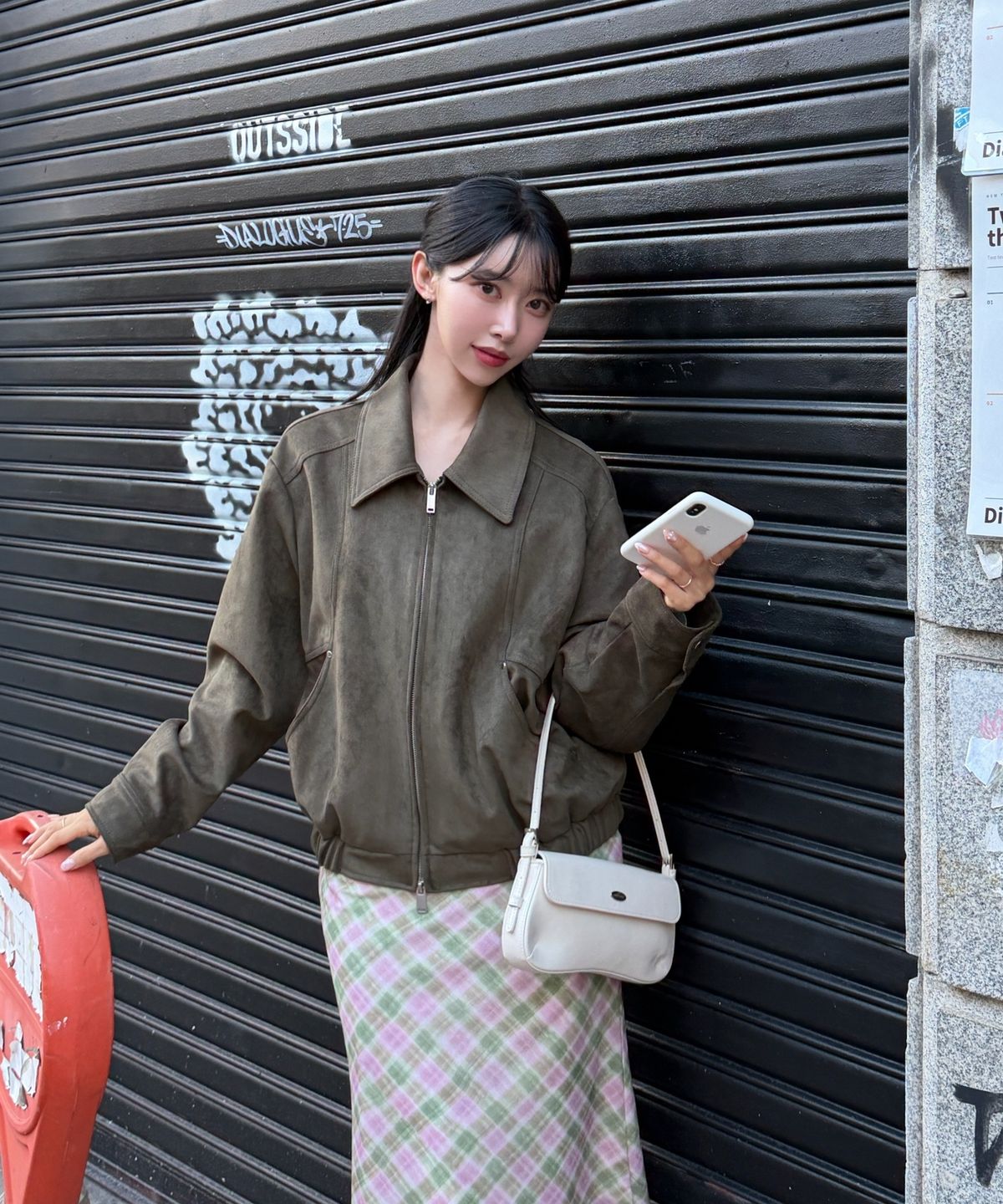 미쏘(MIXXO) 스탠카라 집업자켓_MIWJLGT0PB