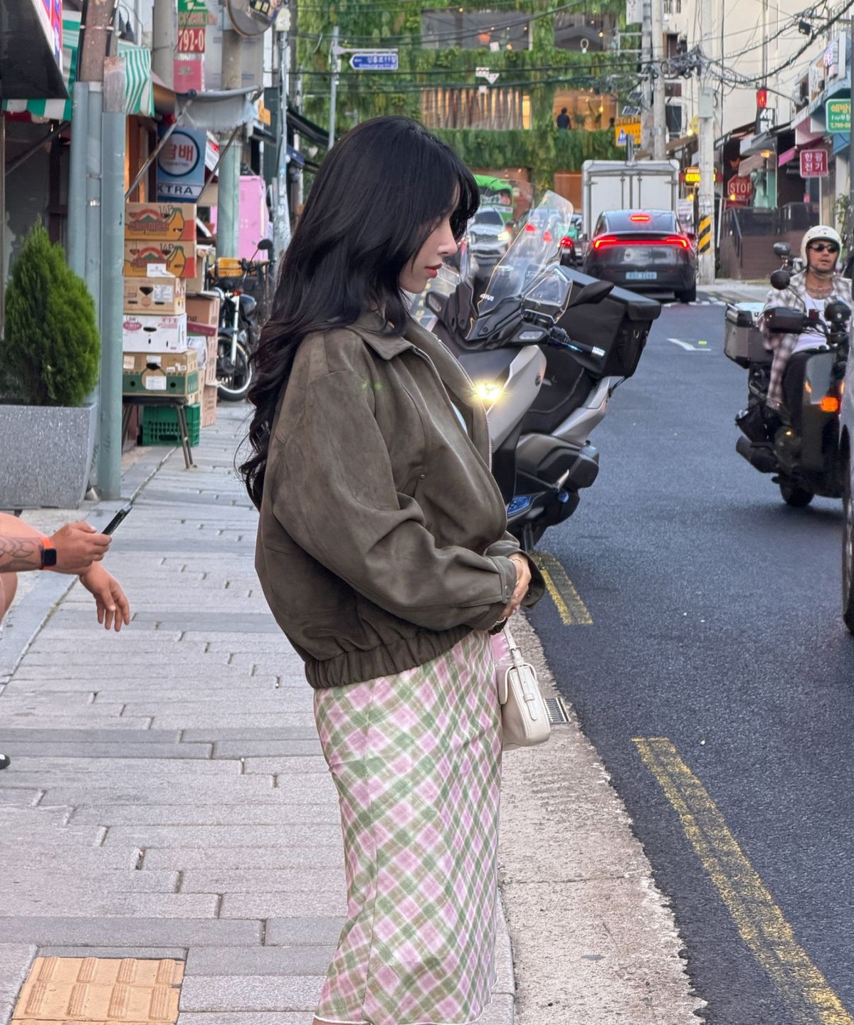 미쏘(MIXXO) 스탠카라 집업자켓_MIWJLGT0PB