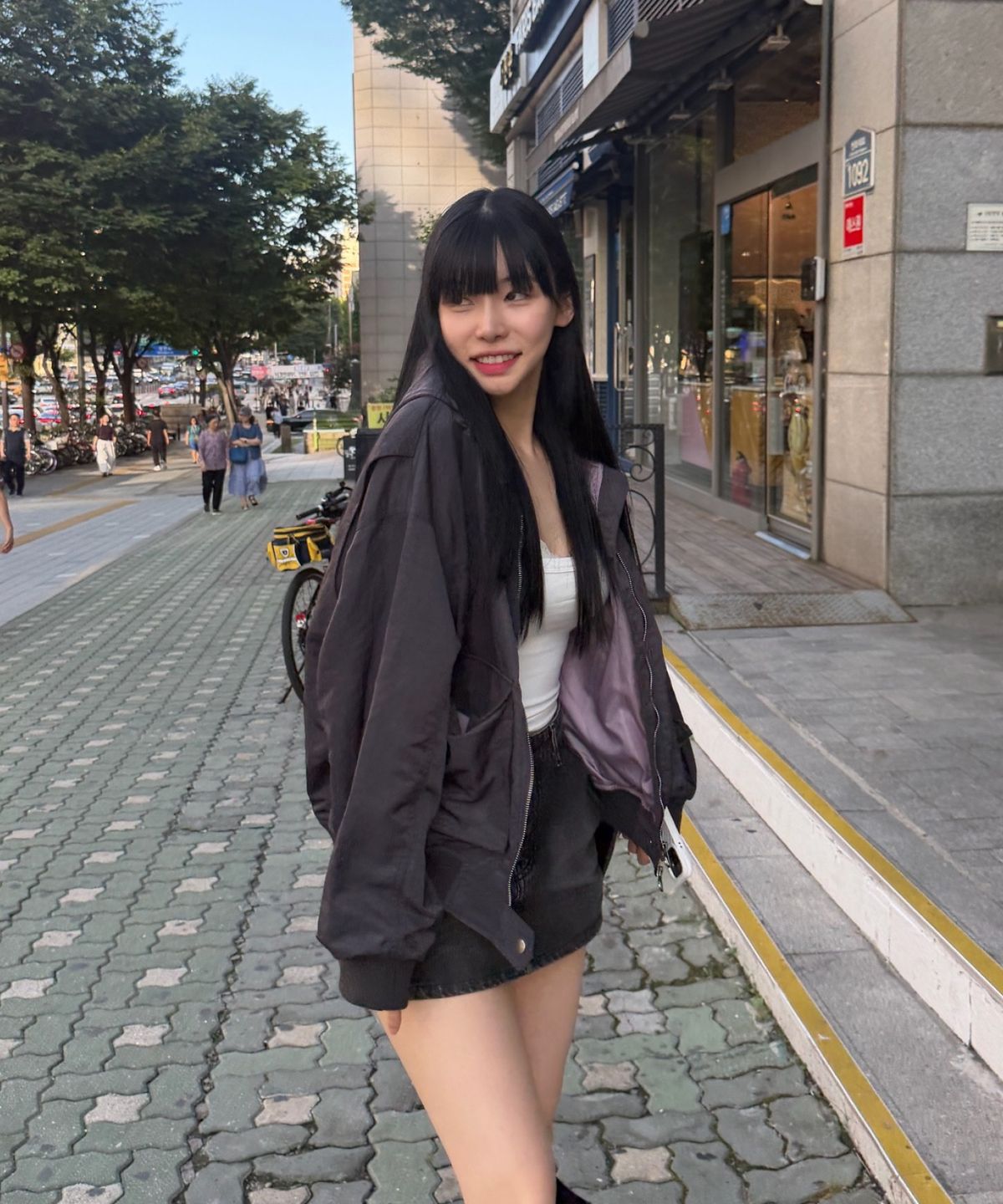 미쏘(MIXXO) 후드 MA1 RE JJG347C_MIWJJG91QC