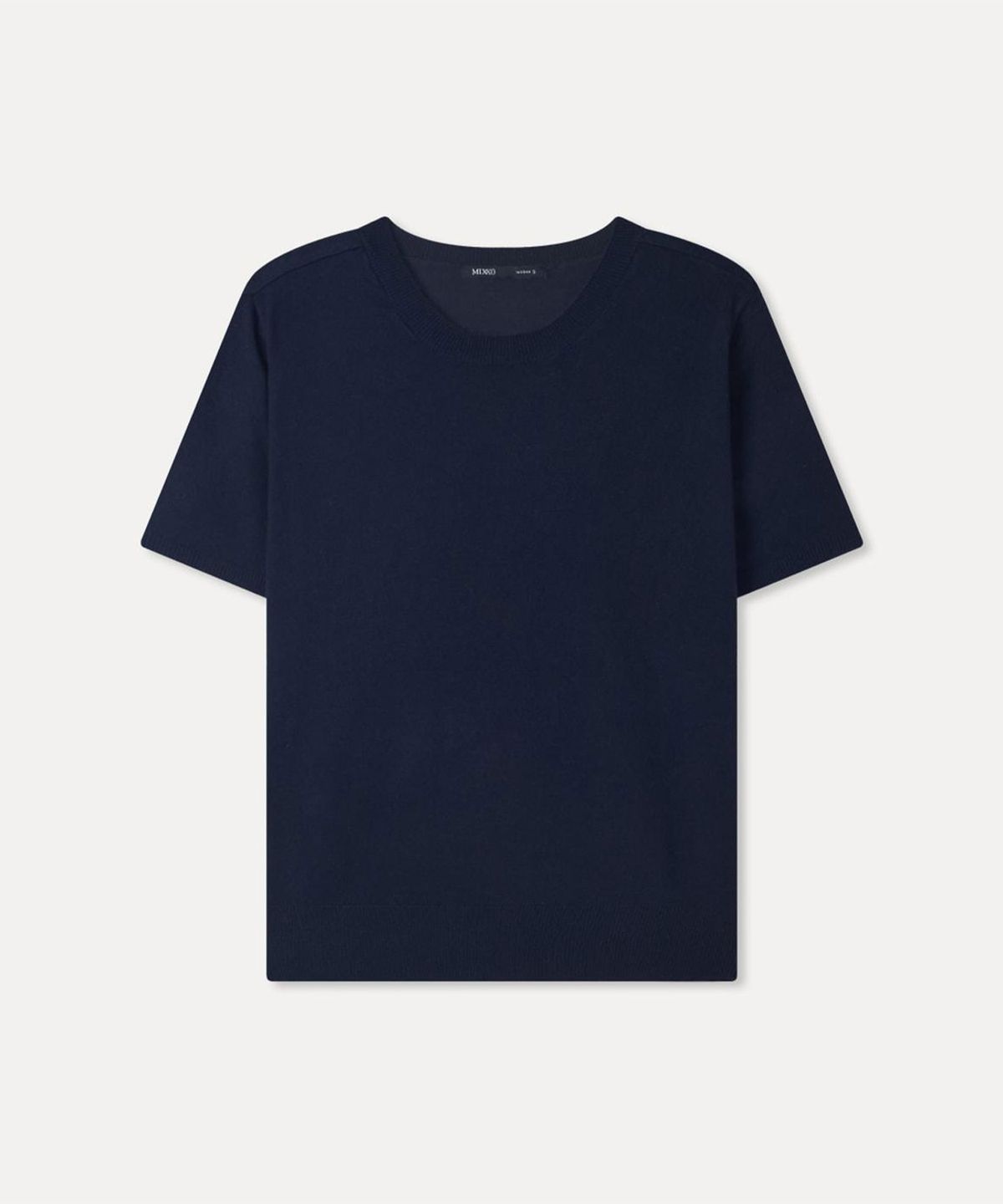 미쏘(MIXXO) [에센셜] 라운드넥 반팔 니트_MIWKAG910T