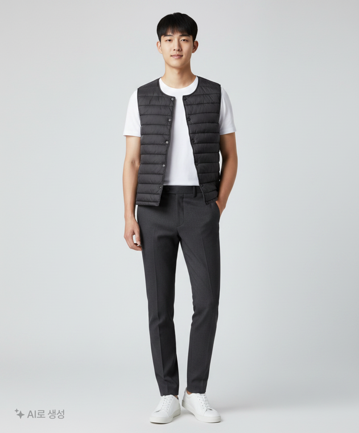 스파오(SPAO) 패딩 베스트 100