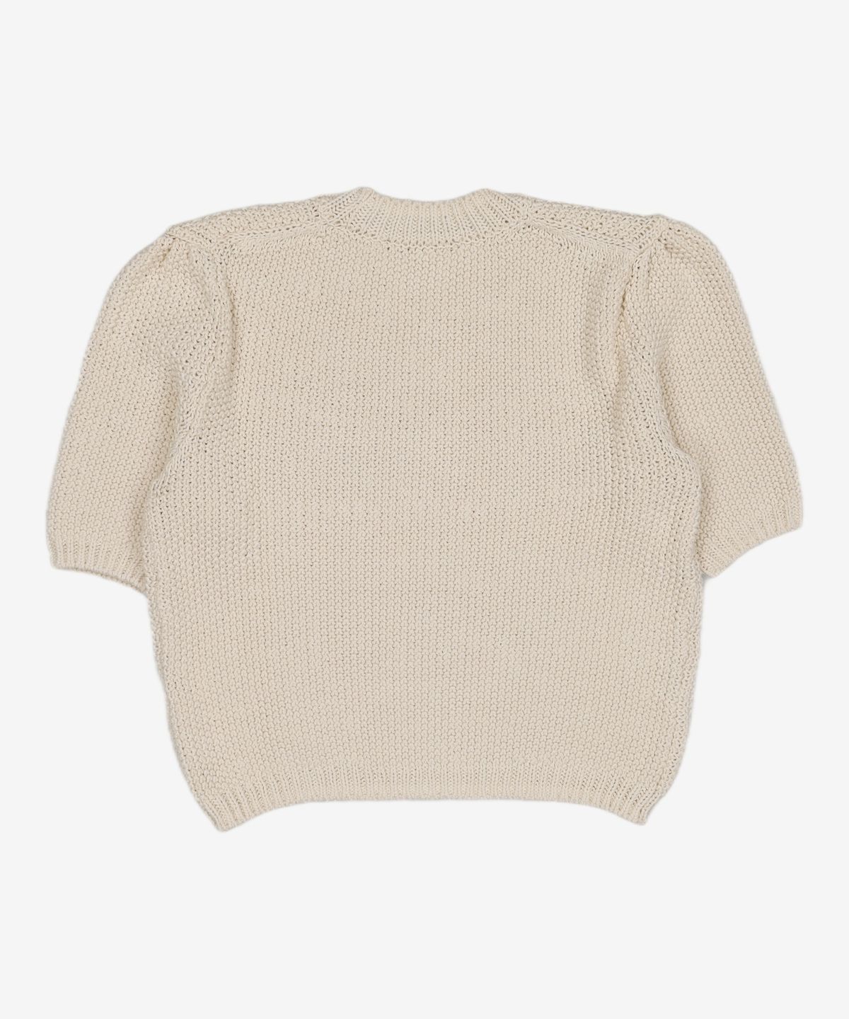 아모멘토(AMOMENTO) BALLOON SLEEVE KNIT TOP_ECRU 0
