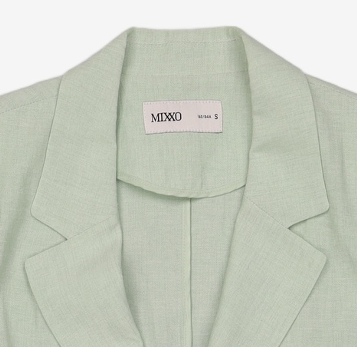 미쏘(MIXXO) [쏘미쏘자켓]폴리 테일러드 일자핏 싱글자켓 MIWJKB50PG S