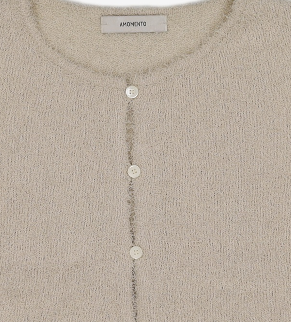 아모멘토(AMOMENTO) FANCY BALLOON CARDIGAN_LIME 0