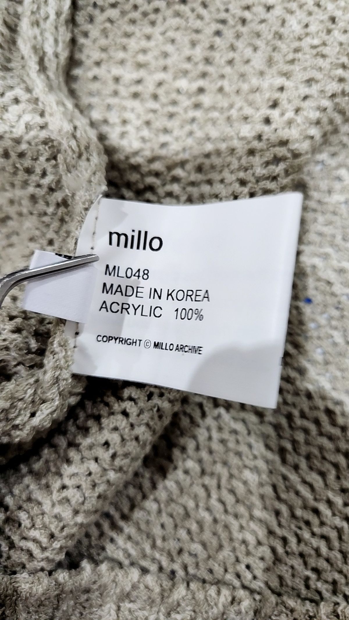 밀로 아카이브(MILLO ARCHIVE) 미니멀리스트 믹스드 베스트 [아이보리] FREE