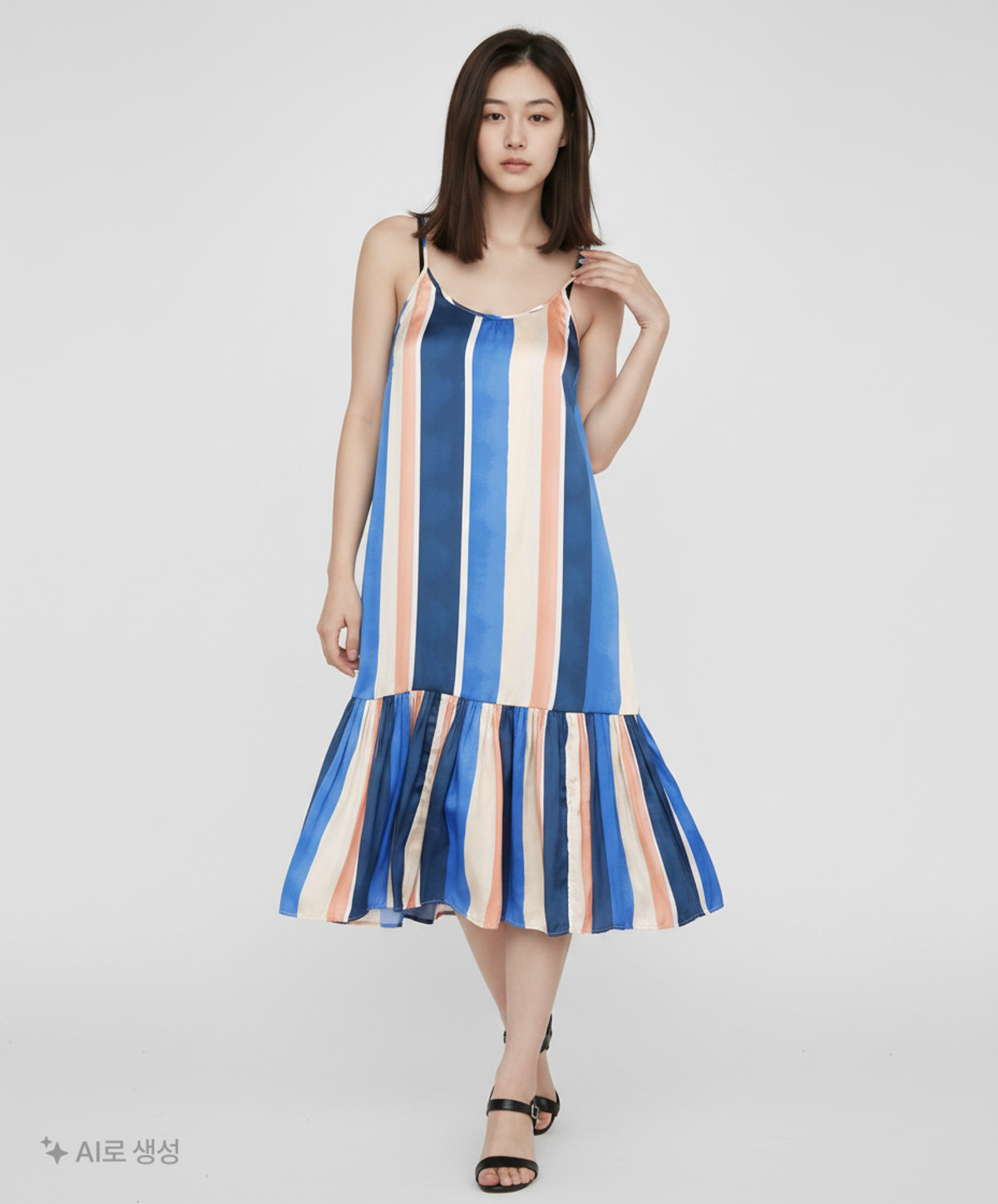렘렘 x 에이치엔엠(lemlem x H&M) 맥시 원피스 S