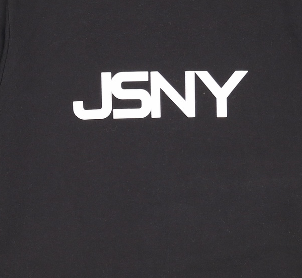 질스튜어트 스포츠 뉴욕(JILLSTUART SPORT NEWYORK) [JSNY MTM] 블랙 면혼방 레터링 남녀공용 맨투맨 JMTS8D756BK 110