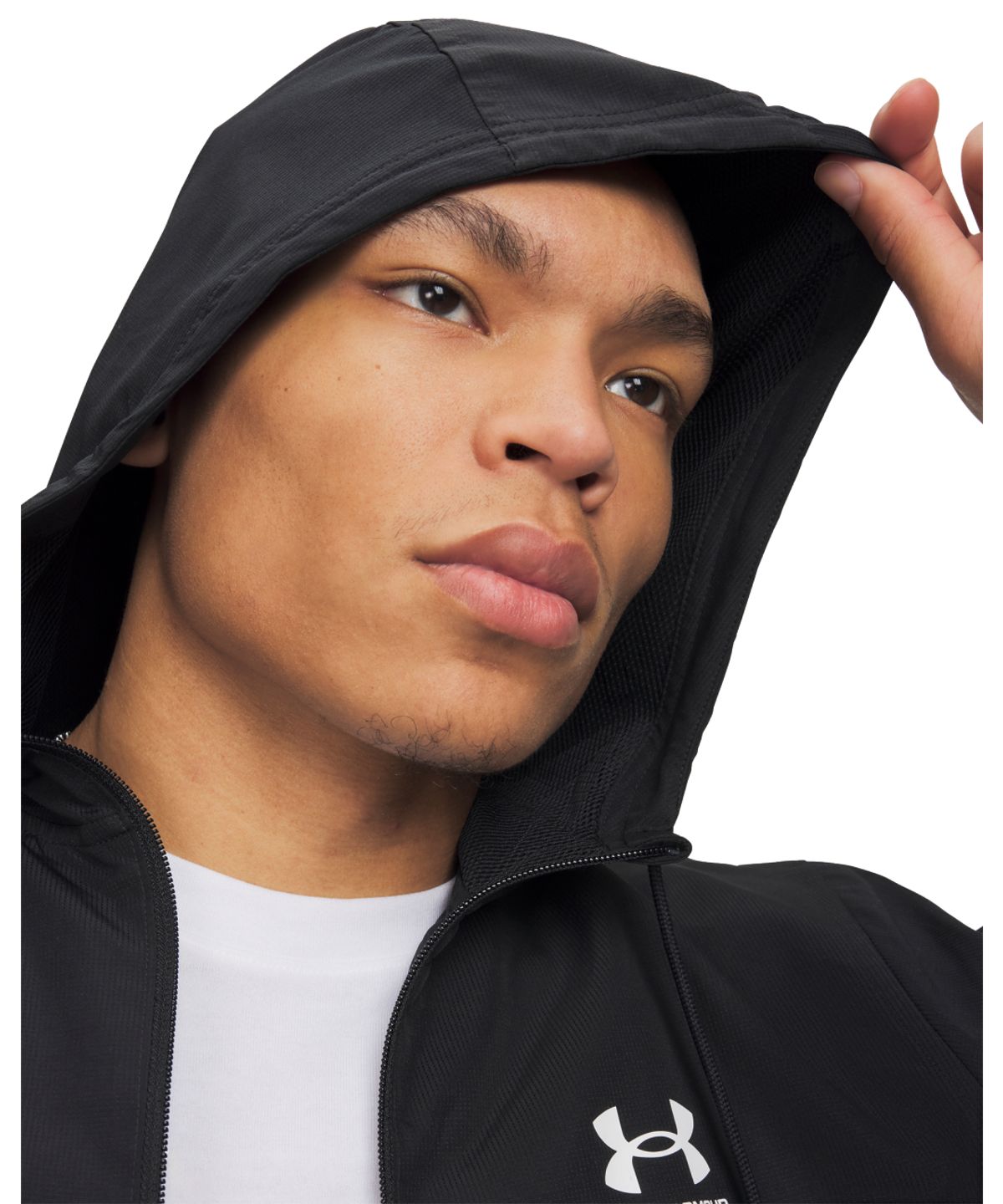 언더아머(UNDERARMOUR) 라이벌 우븐 윈드브레이커 1390149-001