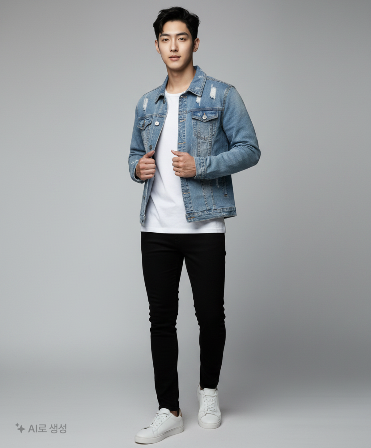 케이디지 팩토리 진(KDG FACTORY JEAN) 데님/트러커 재킷 L