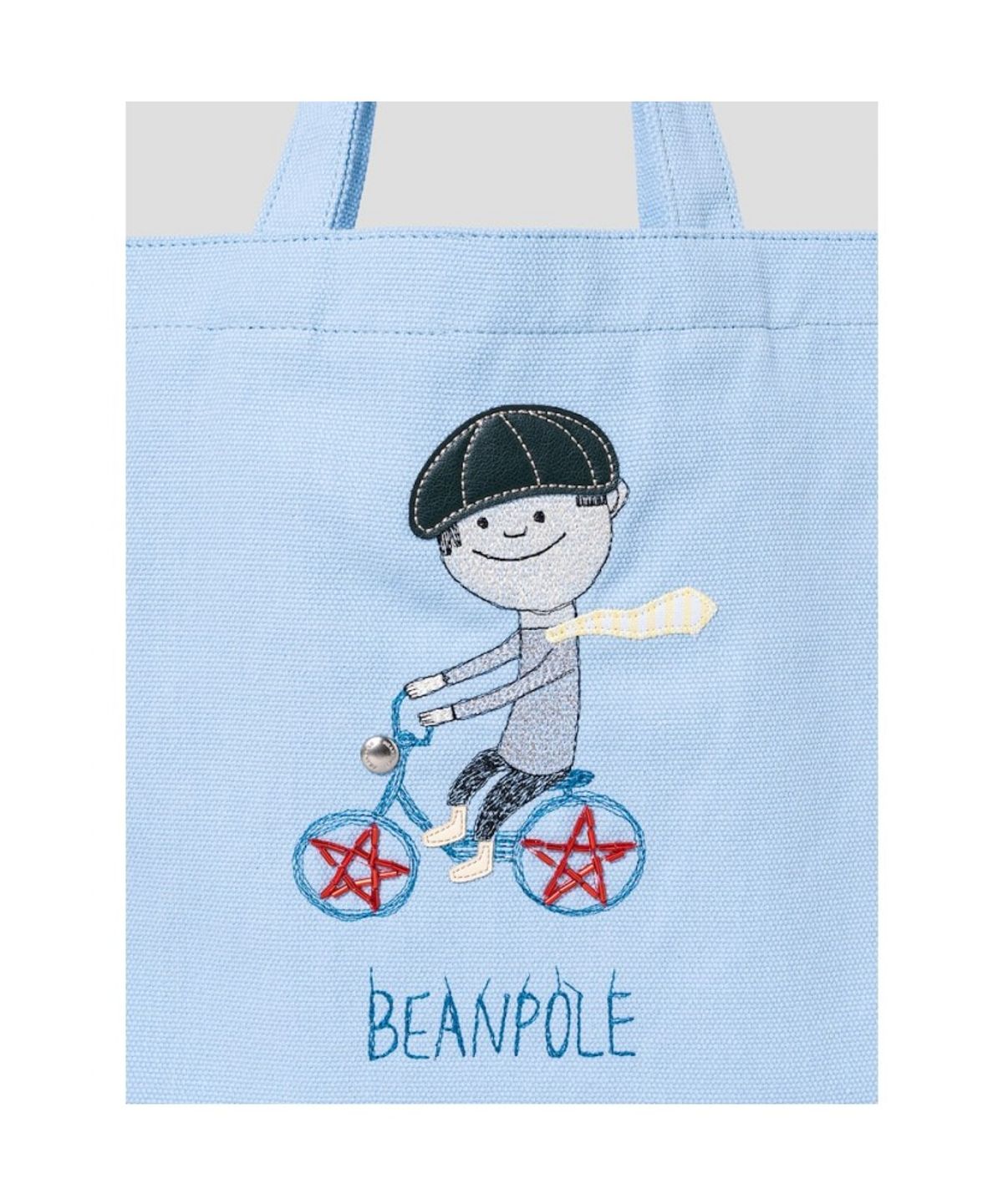 빈폴 액세서리(BEANPOLE ACCESSORY) [정희기] 자수 에코백 - 스카이 블루
