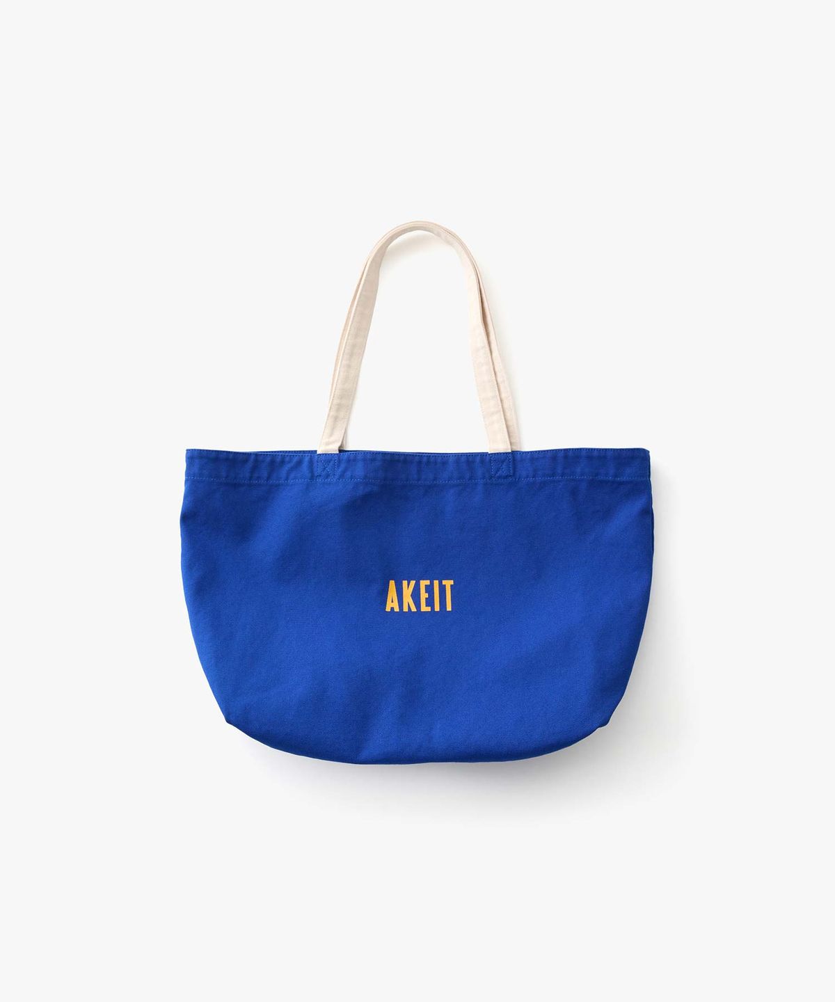 에이킷(AKEIT) Washed Cotton Tote Bag_Blue