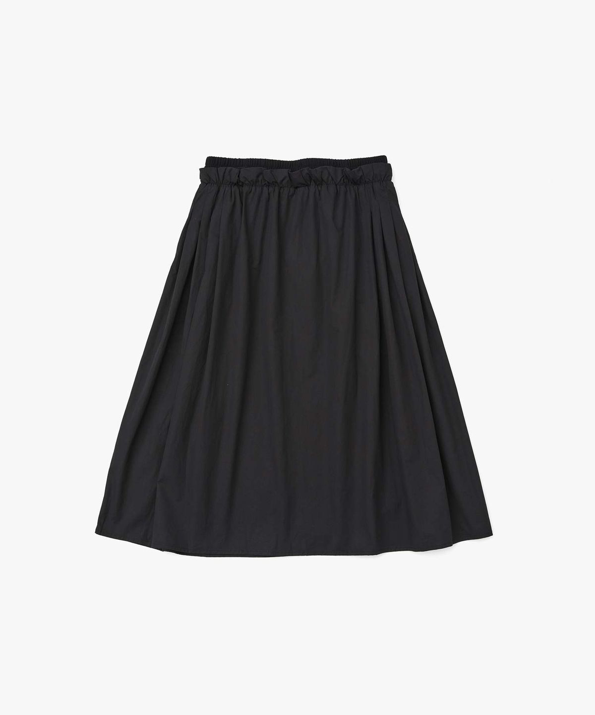 에이킷(AKEIT) Layered Poplin Long Skirt _Black