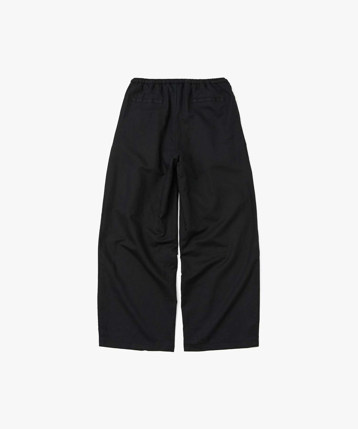 에이킷(AKEIT) Two-Tuck Linen Like Pants_Black
