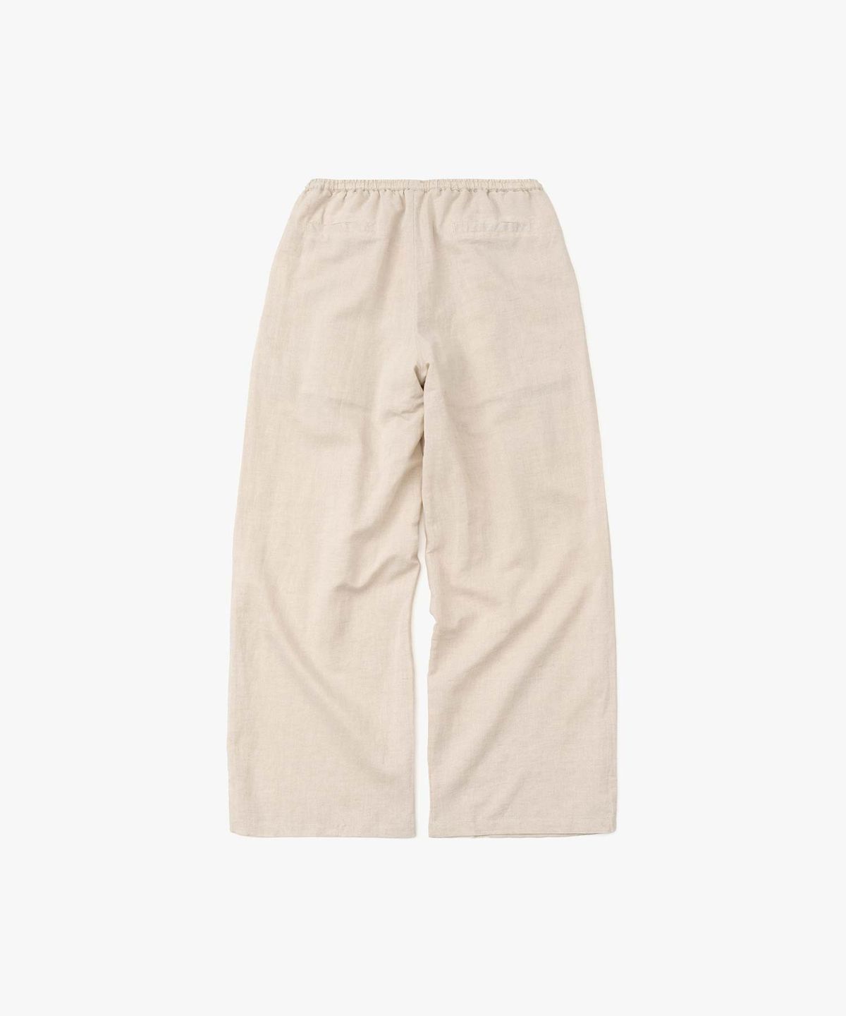 에이킷(AKEIT) Two-Tuck Linen Like Pants_Ivory