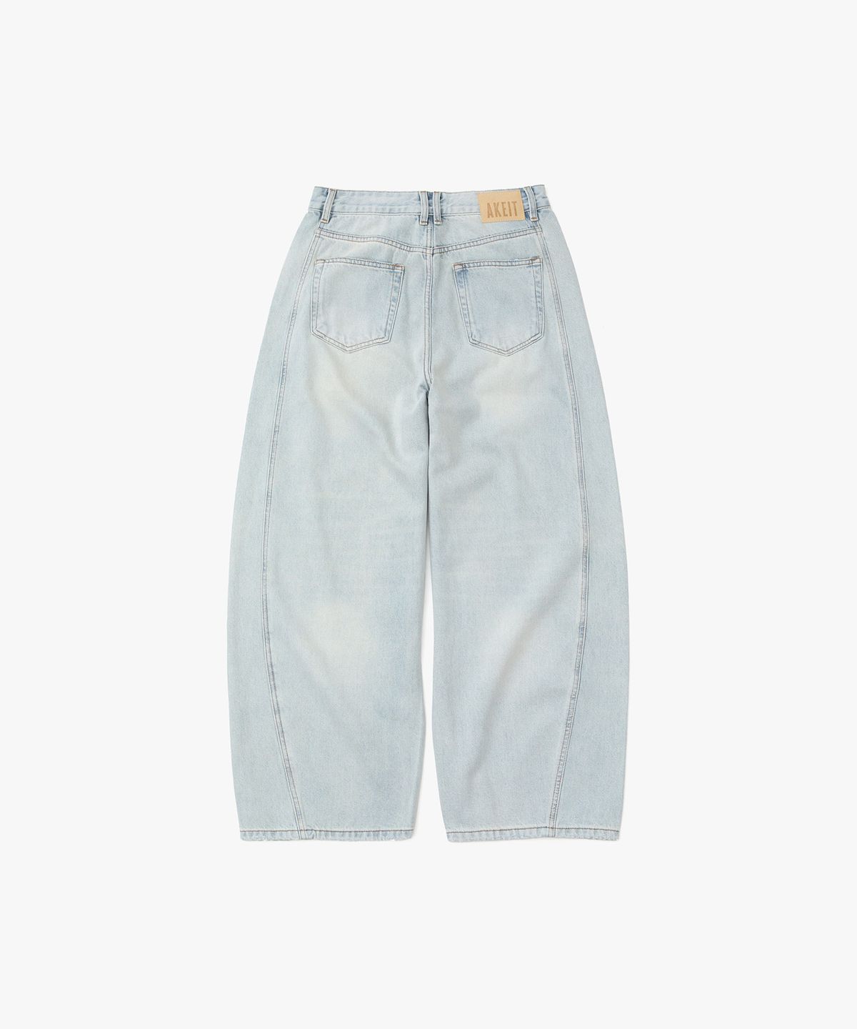 에이킷(AKEIT) Summer Curved Denim Pants_Blue