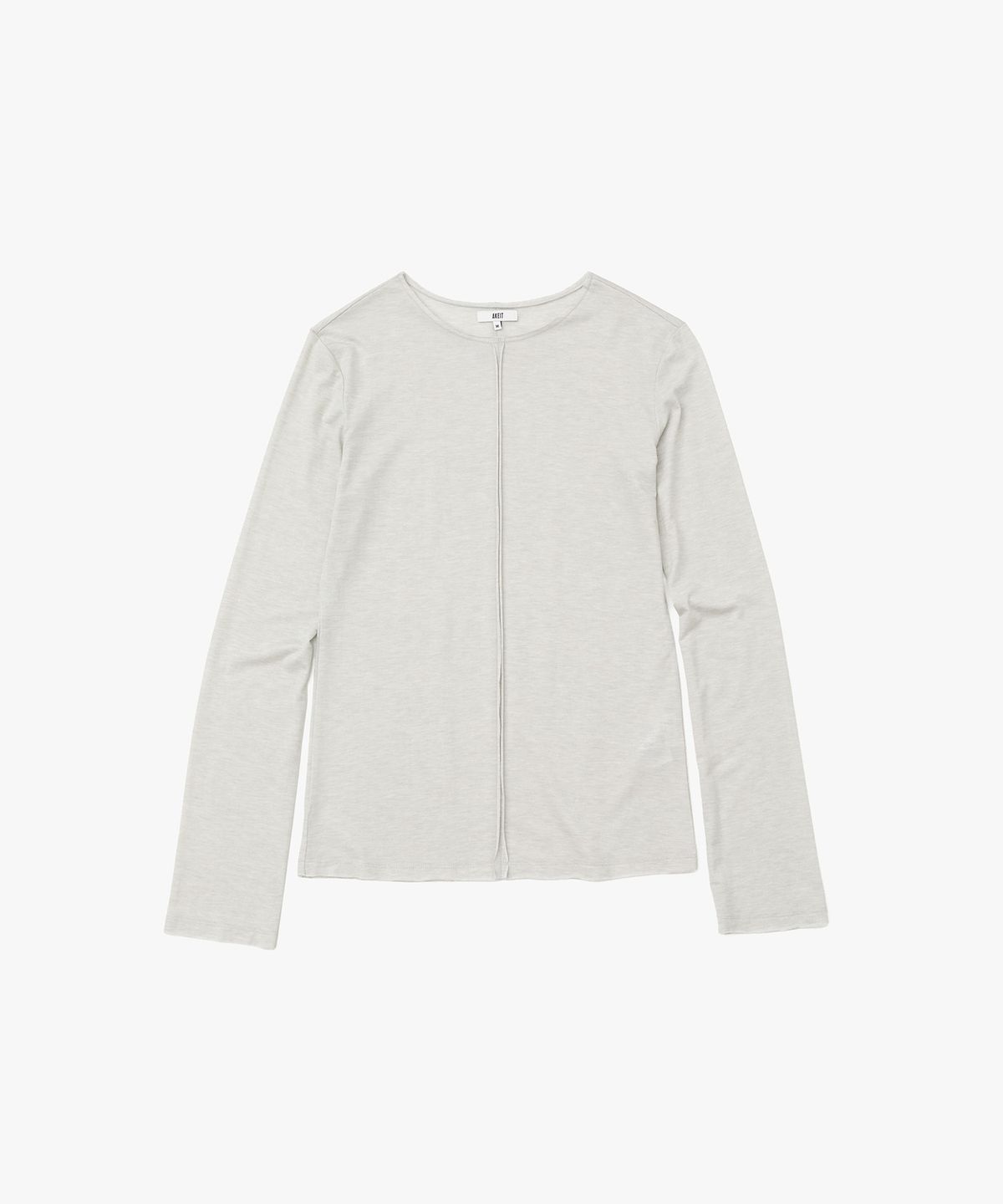 에이킷(AKEIT) Cut Off Long Sleeve Tee_Grey