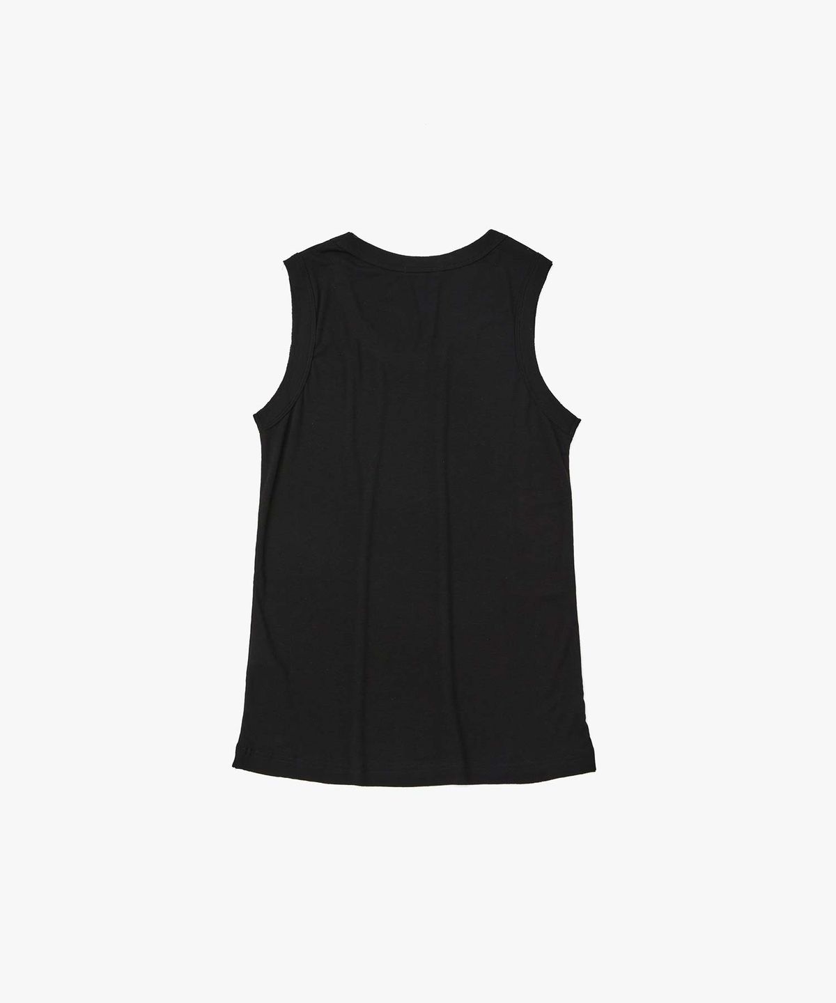 에이킷(AKEIT) Sheered Cut Off Sleeveless_Black