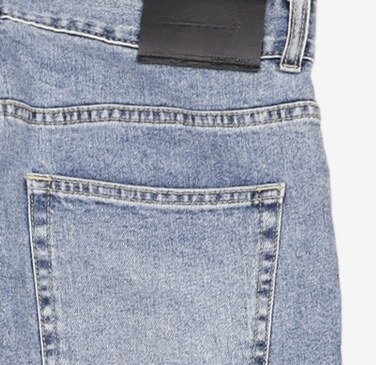 가먼트레이블(GARMENT LABLE) [피스워커x가먼트레이블]Garment Worker Tapered Crop Jeans / Tapered (Greyish Blue) L