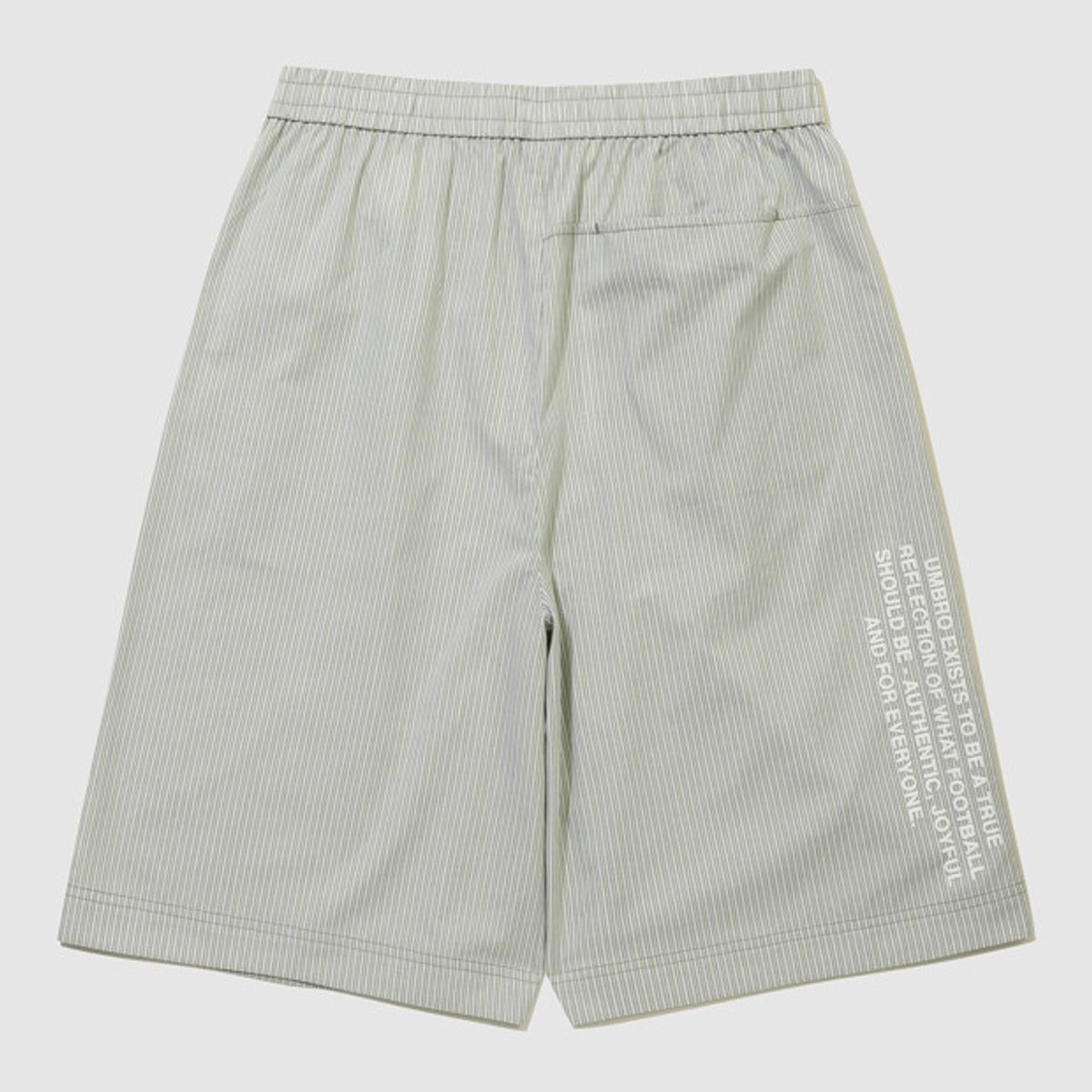 엄브로(UMBRO) 스트라이프 버뮤다 6부 반바지 그린 UR321CHP81