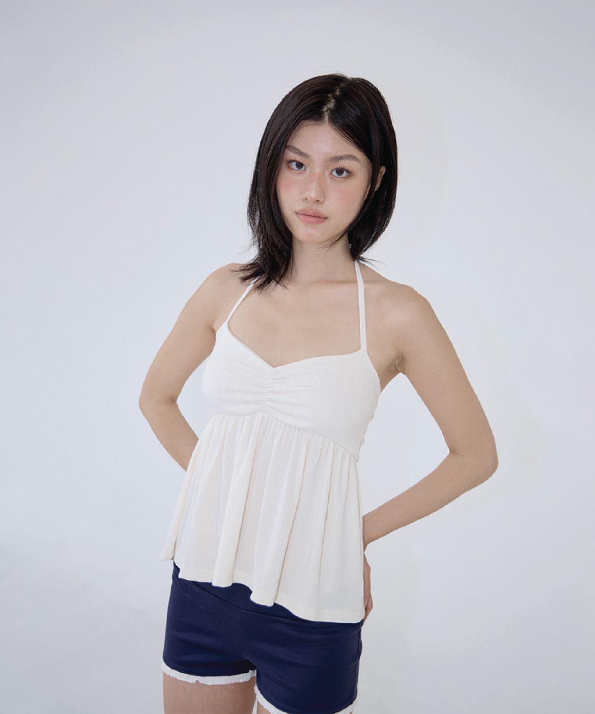 벨리아르(BELLIALEU) BABY DOLL HALTER LEMON BUTTER