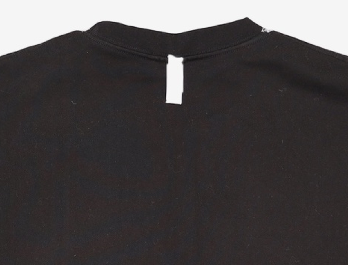 노매뉴얼(NOMANUAL) STITCH LOGO SWEATSHIRT - BLACK XL