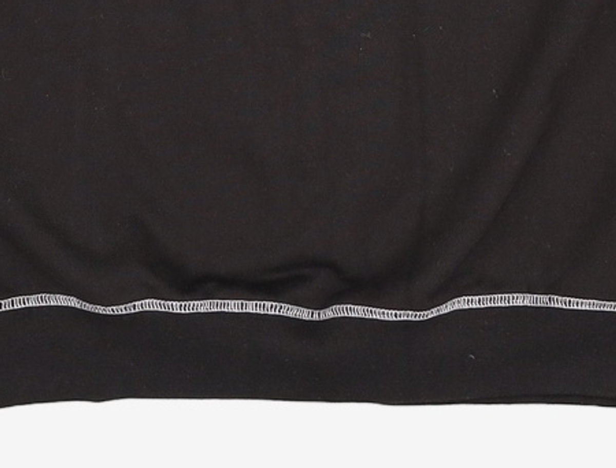 노매뉴얼(NOMANUAL) STITCH LOGO SWEATSHIRT - BLACK XL