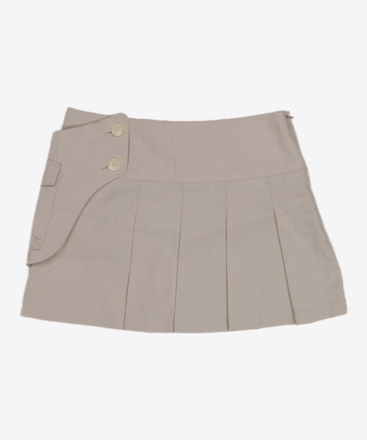 미세키서울(MISEKI SEOUL) Waist pocket bag mini skirt LIGHT GREY 2