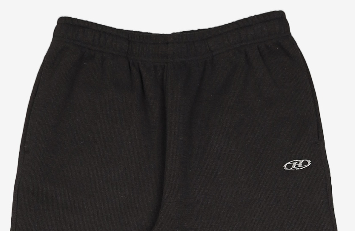 본투윈(BORN TO WIN) W KNIT LIKE SEMI WIDE PANTS [BLACK] 2