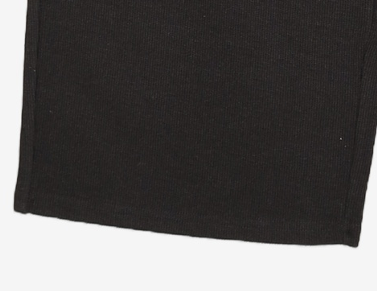 본투윈(BORN TO WIN) W KNIT LIKE SEMI WIDE PANTS [BLACK] 2