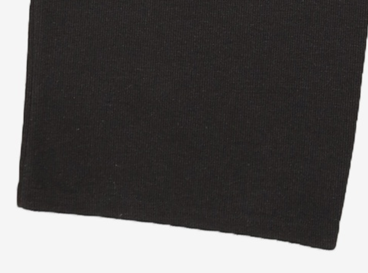 본투윈(BORN TO WIN) W KNIT LIKE SEMI WIDE PANTS [BLACK] 2