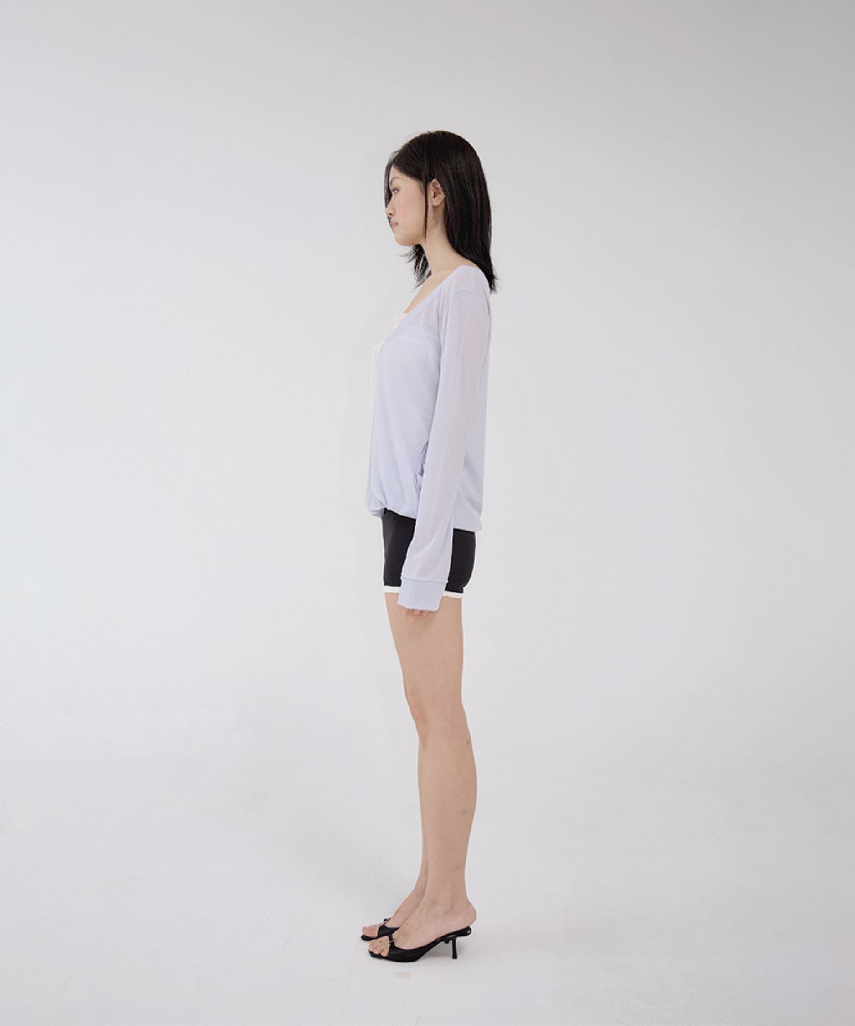 벨리아르(BELLIALEU) FRILL SHORTS BLACK