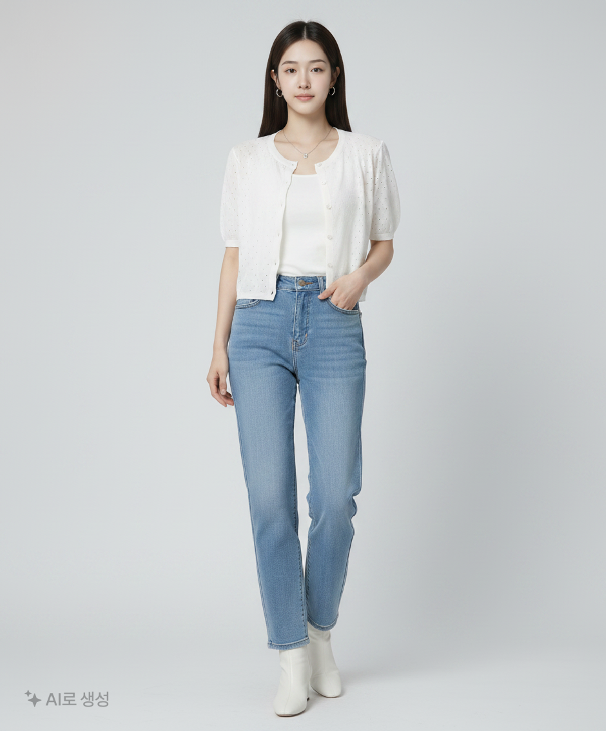 그로브(GROVE) MELODY H/S CARDIGAN (CREAM) FREE