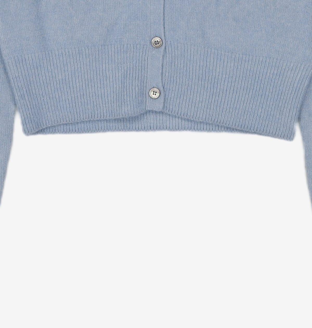 마리떼 프랑소와 저버(MARITHÉ + FRANҪOIS GIRBAUD) W V-NECK CROP CARDIGAN sky blue S