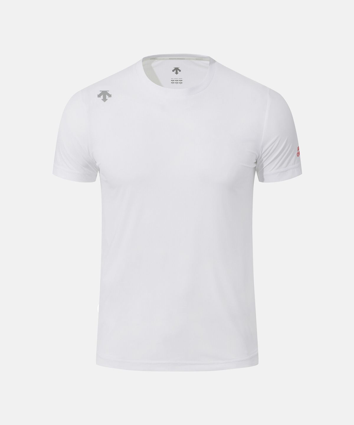 데상트(DESCENTE) 경량 메쉬 반팔 티셔츠 화이트 SR323RTS76
