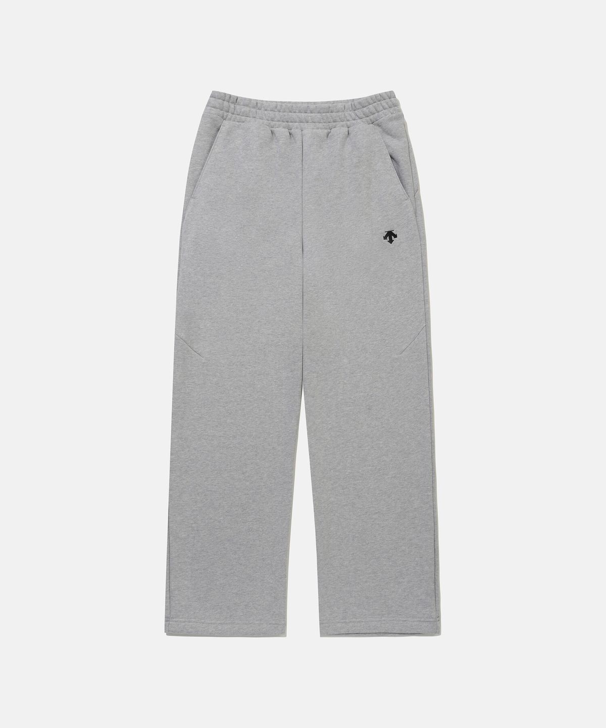 데상트(DESCENTE) 스포츠테리 스트레이트핏 팬츠 멜란지 그레이 SR323UKP81