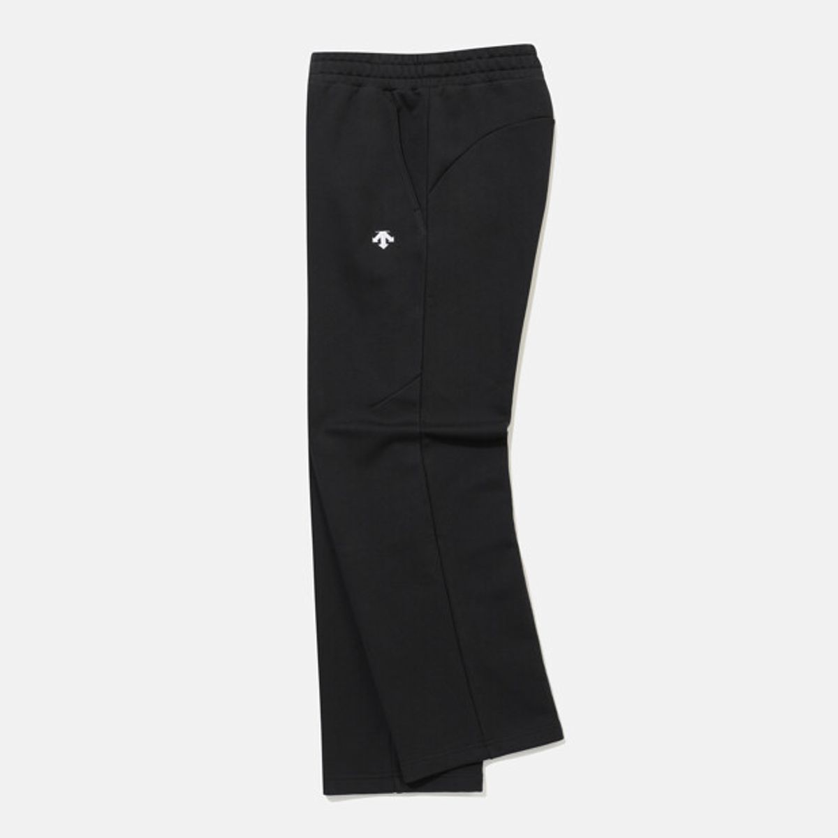 데상트(DESCENTE) 스포츠테리 스트레이트핏 팬츠 블랙 SR323UKP81