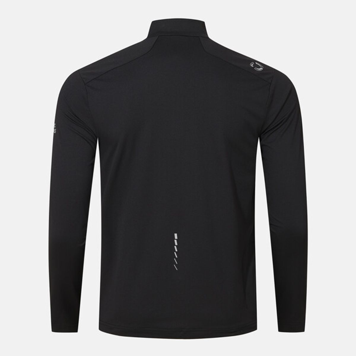 데상트(DESCENTE) 퀵드라이 흡습속건 하프집 긴팔 티셔츠 블랙 SR323RTL72