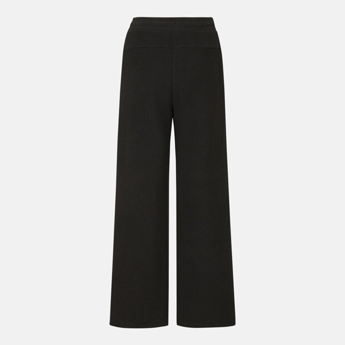 데상트(DESCENTE) 여성 스포츠테리 세미 와이드핏 트레이닝 팬츠 블랙 SR322PFP72