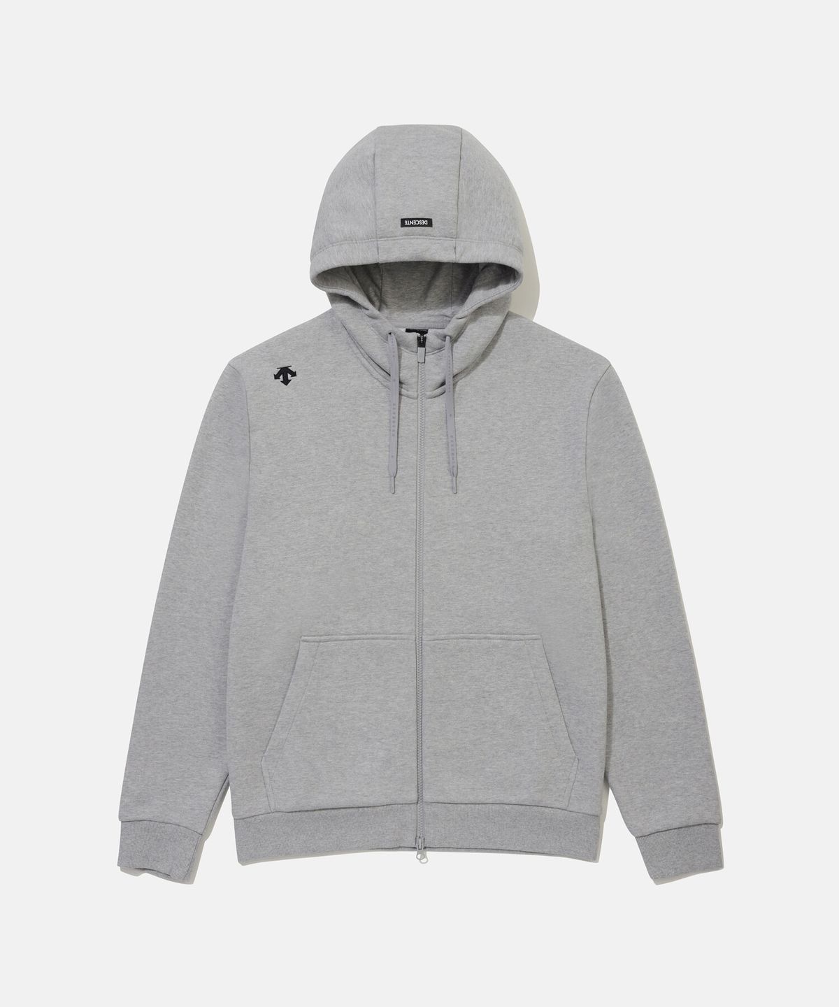 데상트(DESCENTE) 스포츠테리 백그래픽 트레이닝 자켓 멜란지 그레이 SR323UFT81